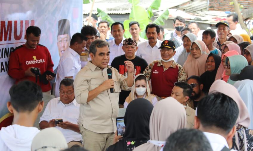 Partai Gerindra Salurkan 15 Ribu Paket Sembako ke Korban Banjir di Wilayah Jawa Tengah 