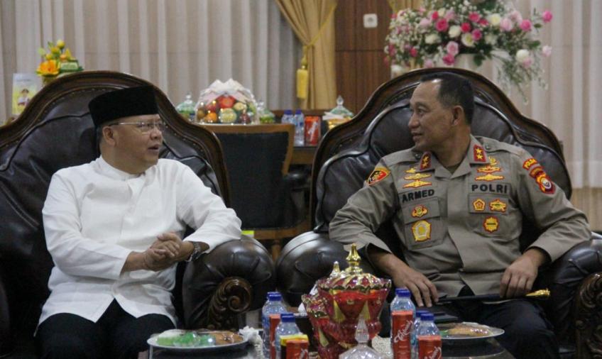  Gubernur Rohidin Terima Kunjungan Kapolda Bengkulu
