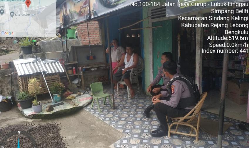 Selain Patroli, Personel Polres RL Juga Sambang Warga