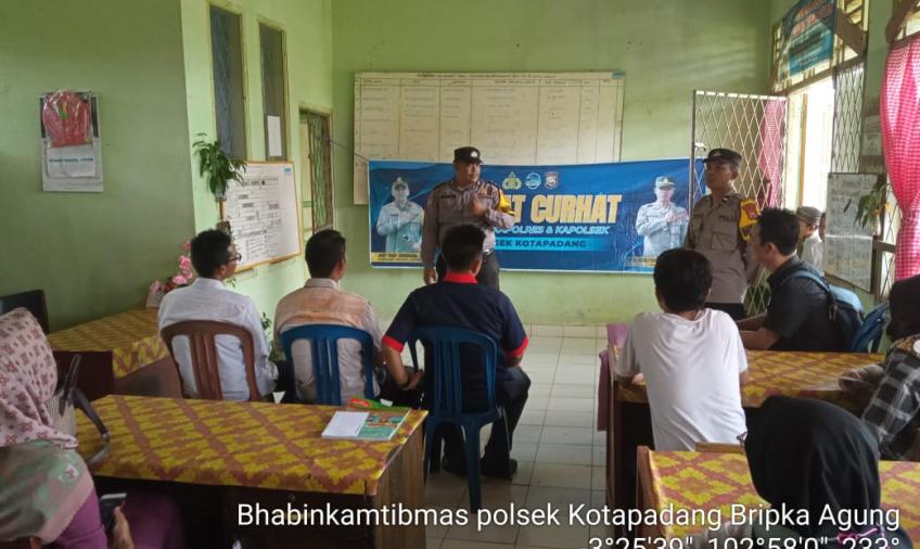 Polsek Kota Padang Kembali Gelar Jumat Curhat di Kelurahan