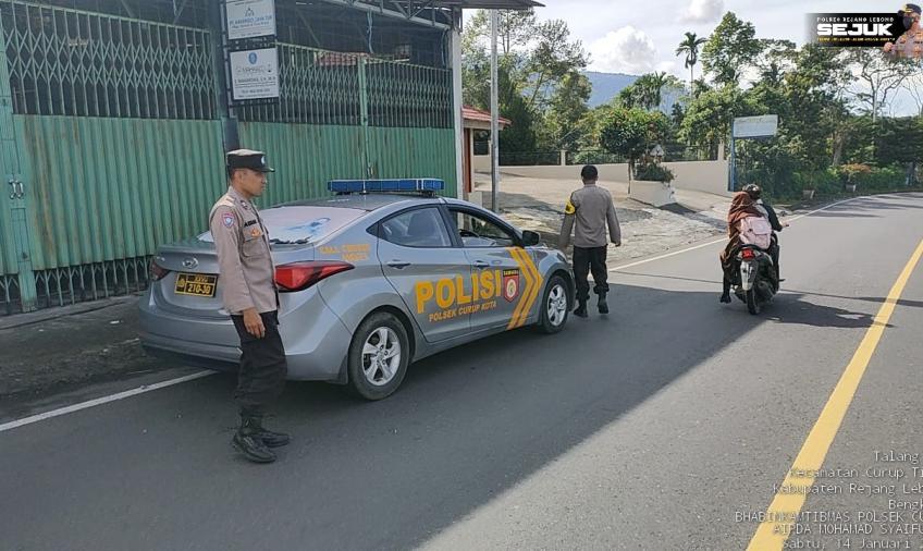 Patroli Rutin Polsek Curup Cegah 3C dan Ciptakan Kamtibmas Kondusif