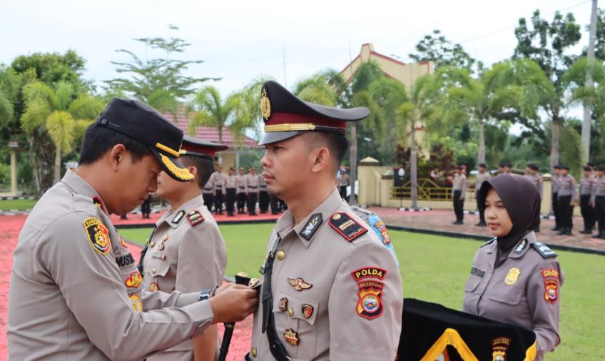 Pimpin Sertijab Kasat Reskrim, Kapolres Mukomuko Harapkan Inovasi dan Kreatifitas