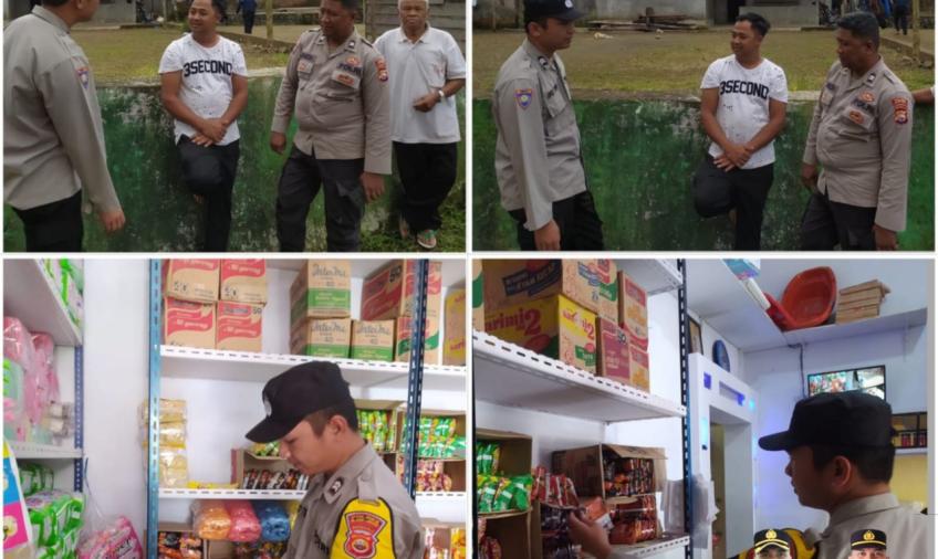 Polsek Bengko Sambang Warga untuk Monitoring Harga Sembako dan Sampaian Imbauan