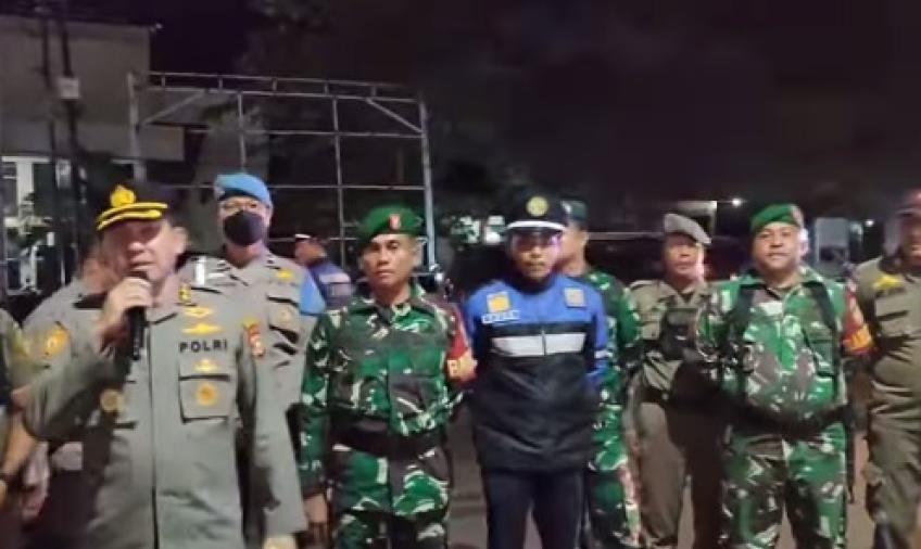 Malam Hari, Kapolresta Bengkulu Pimpin Langsung Patroli Gabungan 