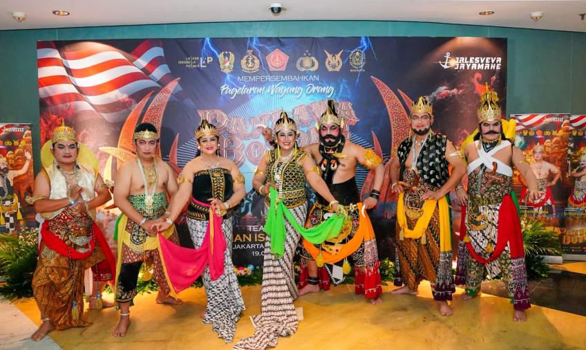Panglima, Kapolri dan Kepala Staf Main Wayang Orang: Lestarikan Budaya hingga Perkokoh Sinergitas TNI-Polri