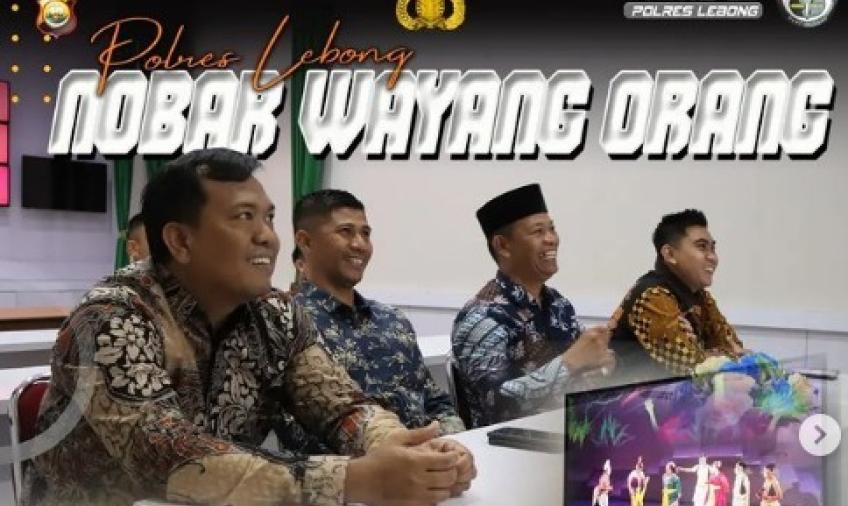 Polres Lebong Gelar Nobar Live Wayang Orang "Pandawa Boyong" 