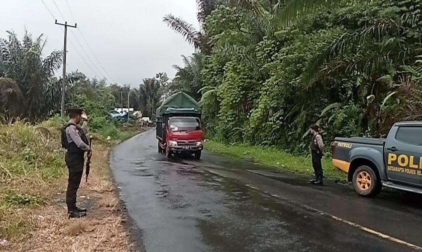Tim Patroli Polres Rejang Lebong Kembali Patroli Rutin di Jalur Rawan