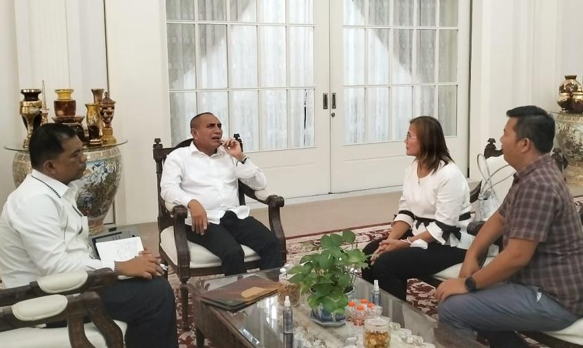 Gelar Ekspedisi Geopark Kaldera di HPN 2023, Gubernur Sumut Apresiasi SMSI