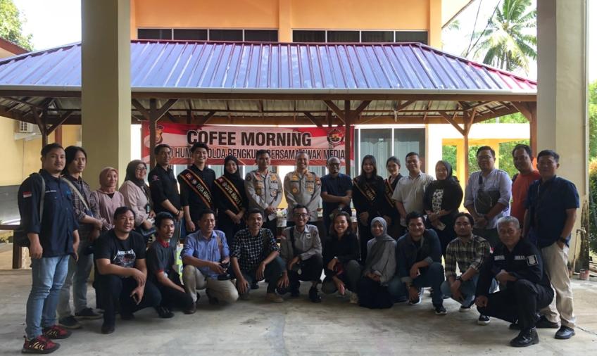 Tingkatkan Sinergi, Bid Humas Gelar Coffee Morning Bersama Awak Media