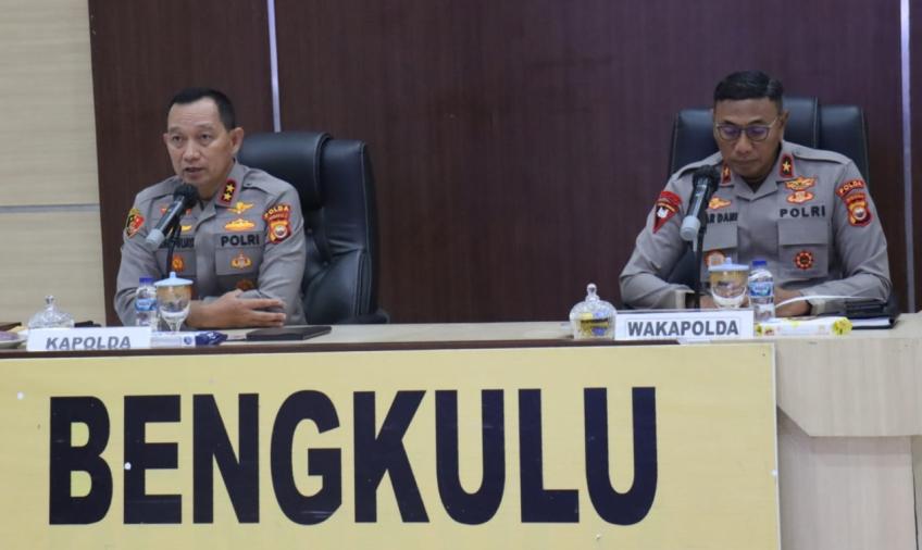 Kapolda Bengkulu Irjen Pol Drs  Armed Wijaya M.Si
