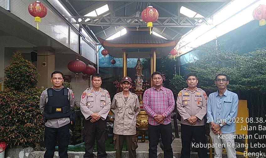 Persiapkan Pengamanan Tahun Baru Imlek 2574, Polres Rejang Lebong Cek Tempat Ibadah 