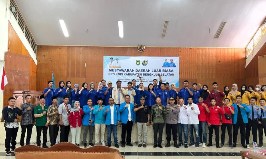 Musdalub KNPI BS, Wahyudi Febrianto Putra Terpilih Aklamasi