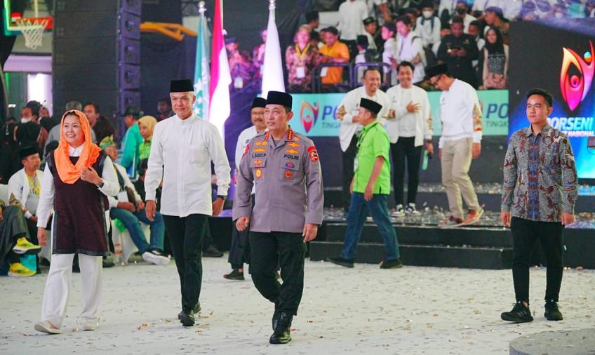 Kapolri Ajak Muda-Mudi NU Tingkatkan Kualitas SDM Wujudkan Indonesia Emas