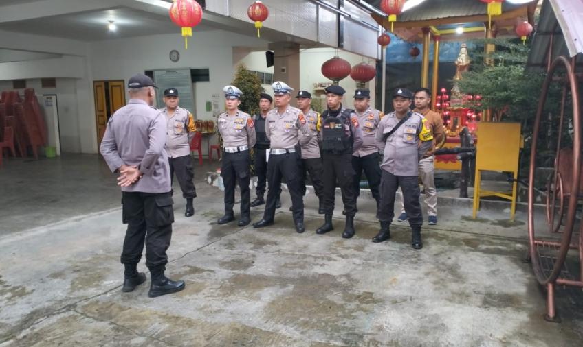 Tahun Baru Imlek 2023, Polres Rejang Lebong Gelar Pengamanan di Vihara