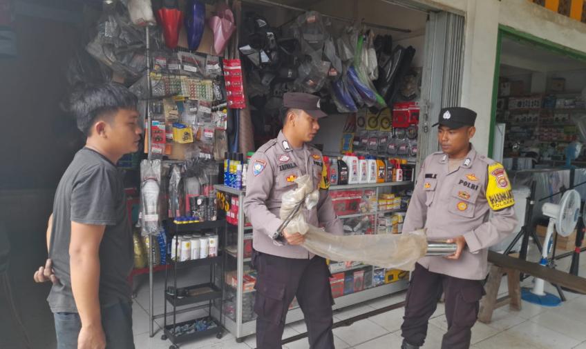 Polsek Maje Imbau Bengkel Tak Jual Knalpot Brong