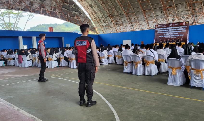 Kabag Ops Polres Lebong Hadiri Pelantikan PPS se Kabupaten Lebong