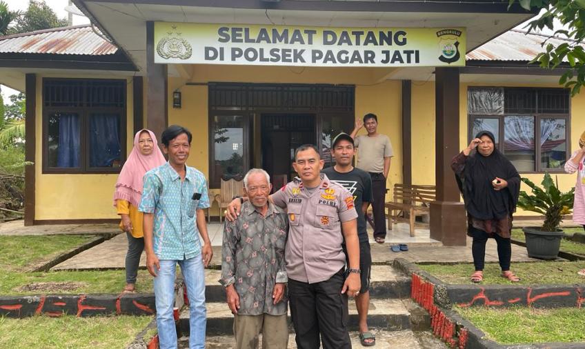 Polsek Pagar Jati Berhasil Pertemukan Warga yang Tersesat