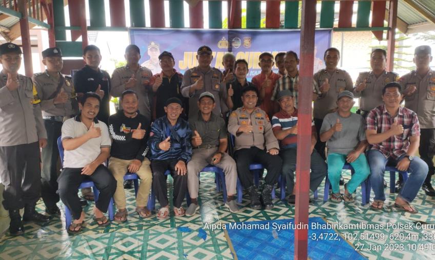 Jumat Curhat Polsek Curup Digelar di Talang Benih, ini yang Dibahas