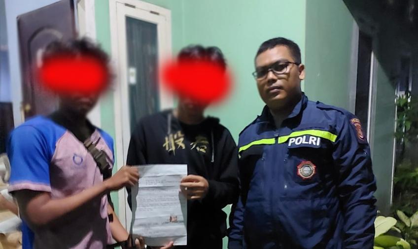Bhabinkamtibmas Polsek Gading Cempaka Mediasi Pelajar Bertikai