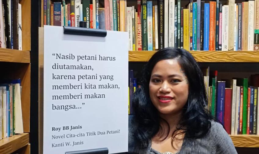 Pesta Peluncuran Novel "Cita-cita Titik Dua Petani!" karya Kanti W. Janis