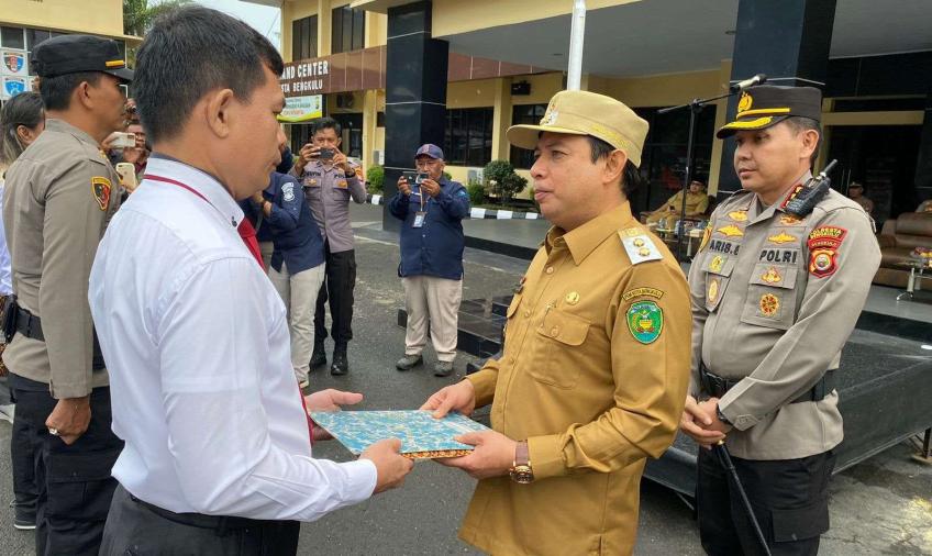 Pemkot Apresiasi dan Beri Reward Tim Polresta Serta Polsek Kampung Melayu Polda Bengkulu