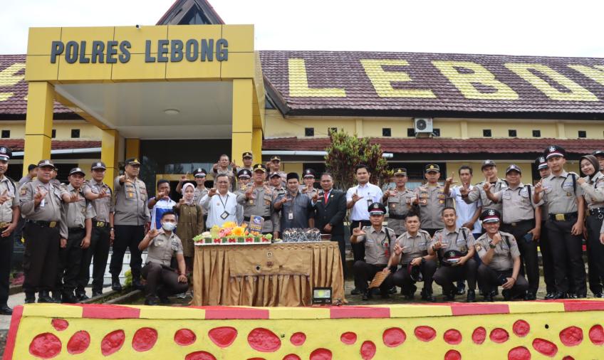 HUT Satpam ke-42 Polres Lebong Gelar Upacara Peringatan