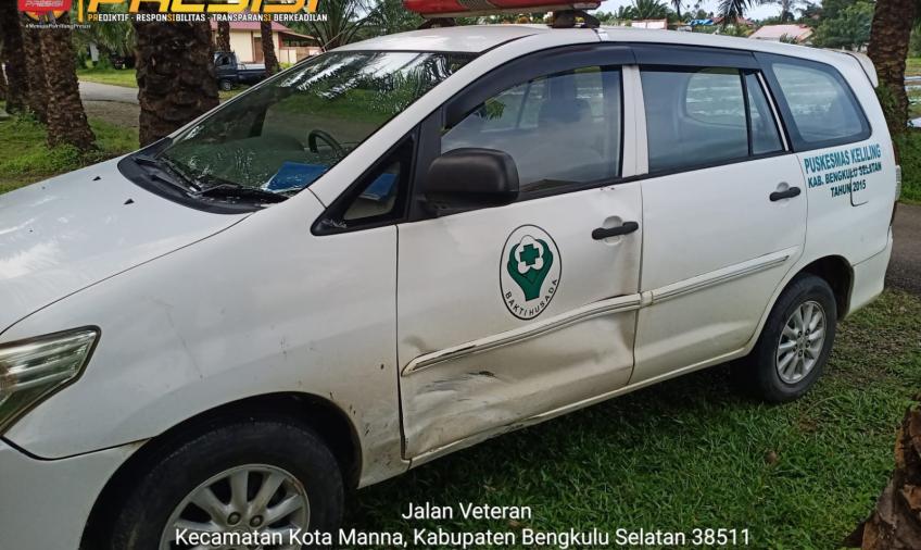 Lakalantas, Pelajar alami luka dibagian mulut