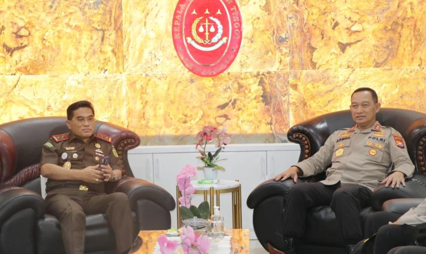 Kapolda Bengkulu Kunjungan Silahturahmi Ke Kajati