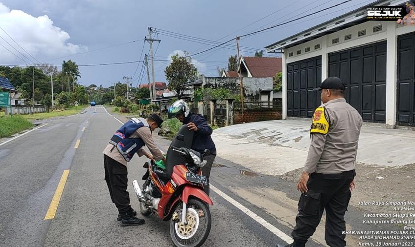 Polsek Curup Kembali Razia Sajam dan Senpi
