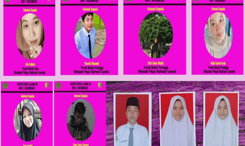 Siswa MAN 1 Mukomuko Raih Medali Emas Pada Olimpiade Pelajar Madrasah Indonesia