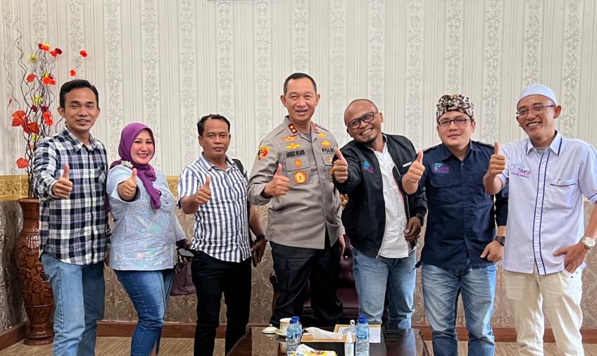 Silaturahmi Ke Kapolda Bengkulu, SMSI Perkuat Sinergi Penyebarluasan Informasi 