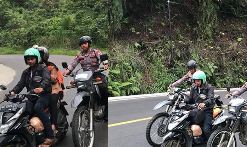 Patroli Motor Presisi Polres Rejang Lebong Beraksi di Jalur Lintas