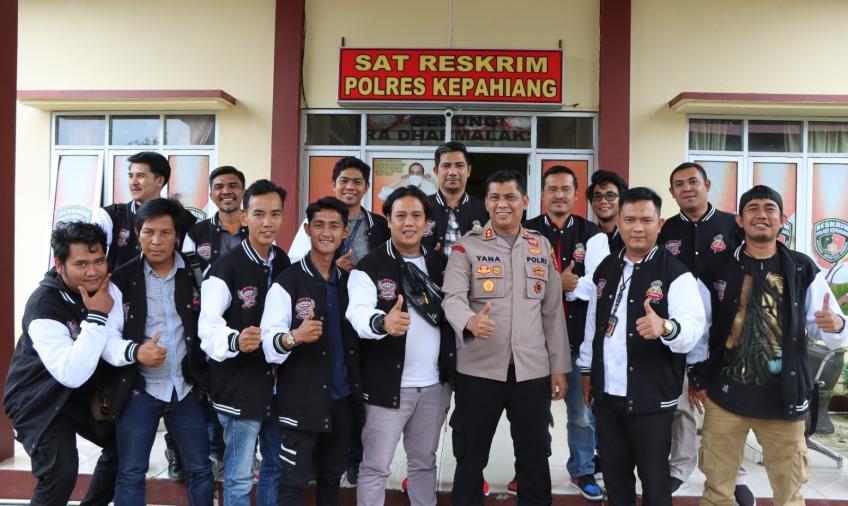Bentuk Apresiasi, Kapolres Kepahiang Silaturahmi dengan Awak Media