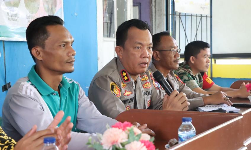 Jumat Curhat, Kapolres Lebong Terima Curhatan Maraknya Isu Penculikan Anak