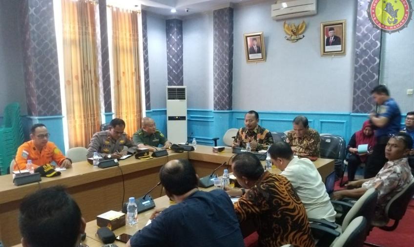 Rakor Simulasi Penanganan Bencana