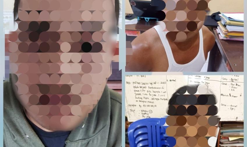 Polres Bengkulu Utara Tangkap Tiga Pelaku Pencurian dan Penganiayaan Satpam PT Agricinal