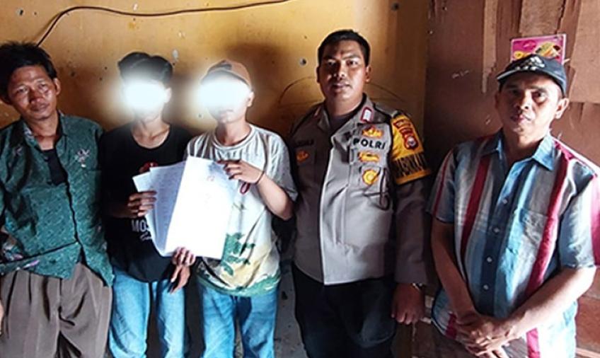 Problem Solving, Bhabinkamtibmas Polsek Gading Cempaka Damaikan Pelajar dan Buruh Yang Bertikai