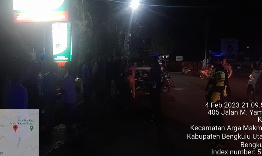 KRYD Polres BU, Cegah Balap Liar dan Penggunaan Knalpot Brong, 1 Motor Diamankan 