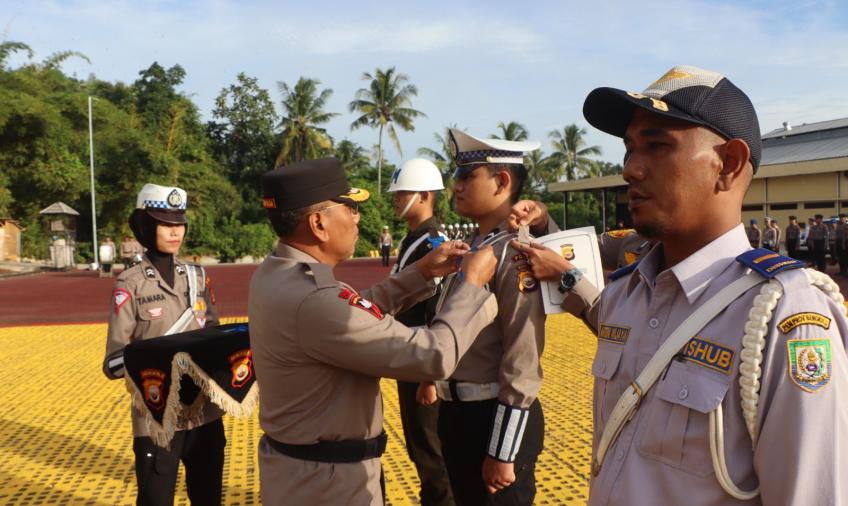 Wakapolda Bengkulu Pimpin Apel Gelar Pasukan Ops Keselamatan Nala I Tahun 2023