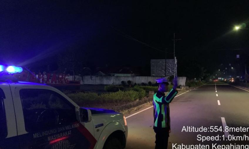 Sat Lantas Polres Kepahiang Gelar KRYD, Antisipasi Balapan Liar dan Penggunaan Knalpot Brong