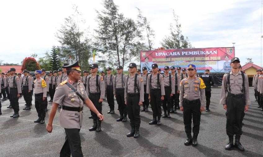 Wakapolda Bengkulu Pimpin Pembukaan Diktukba Polri Gelombang I Tahun 2023