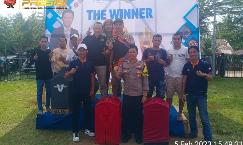 Harkamtibmas, Polres BS Gelar Binluh di Lokasi Lomba Burung dan Pasar Cinta Bupati