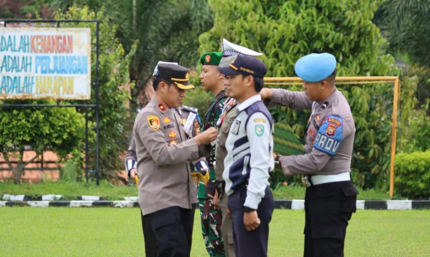 Wakapolres Kepahiang Pimpin Apel Gelar Pasukan Operasi Keselamatan Nala 2023