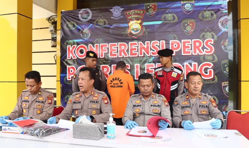 Anak Tiri Diperkosa 5 Kali, Pria 44 Tahun Diringkus Polsek Lebong Selatan
