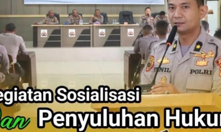 Bidkum Polres Bengkulu Utara Berikan Sosialisasi dan Penyuluhan Hukum 