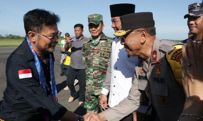 Menteri Pertanian Kunker di Bumi Rafflesia, Gabungan Polda dan Polres Gelar Pengamanan