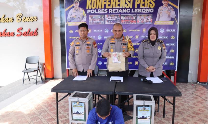Polres Rejang Lebong saat press release