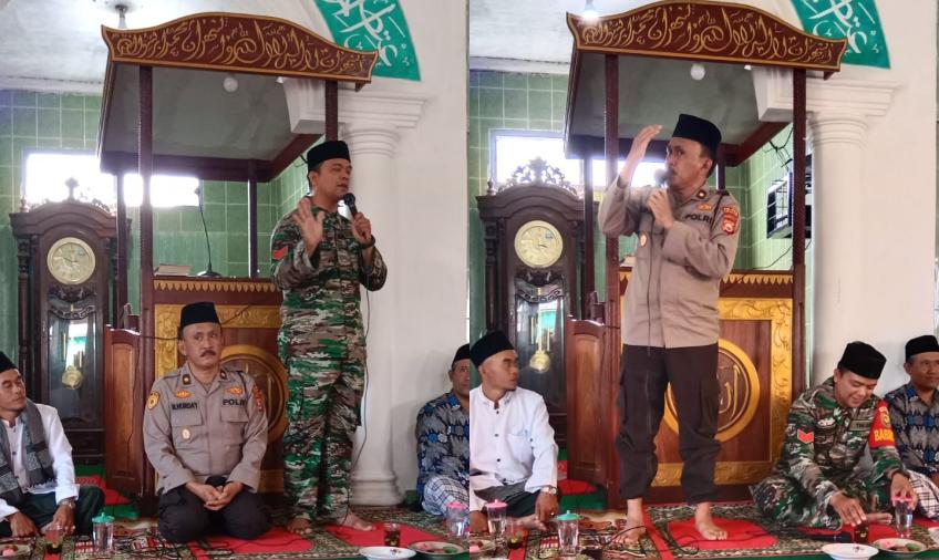 Kompak, TNI-Polri Jadi Penceramah Tabligh Akbar di Rejang Lebong