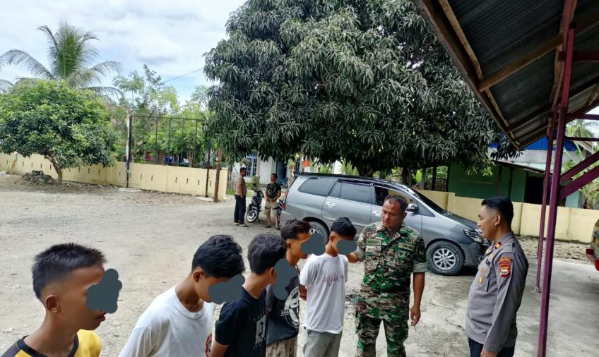 Tindak Lanjut  Jumat Curhat, Polsek Seginim Bina 7 Pelajar