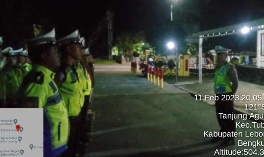 Polres Lebong Apel Bersama Tindak Pelaku Balap Liar dan Kendaraan Berknalpot Brong